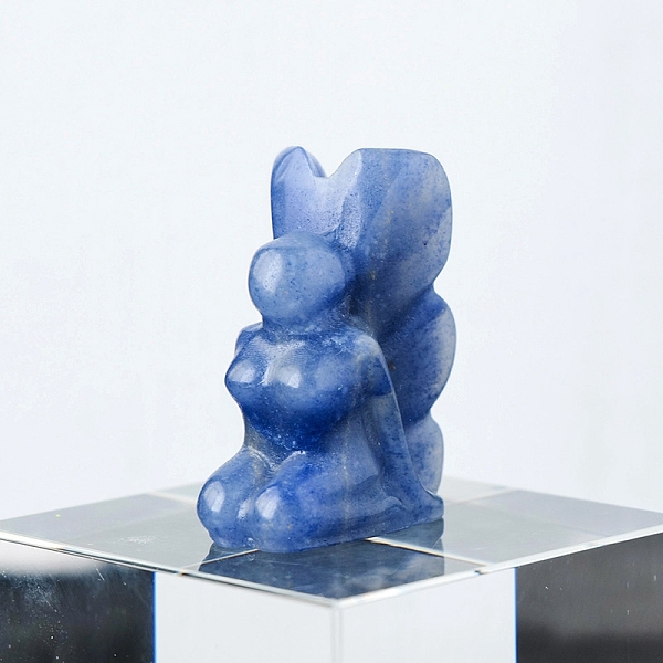 PandaHall Natural Blue Aventurine Sculpture Display Decorations, for Home Office Desk, Butterfly Girl, 15x35mm Blue Aventurine Butterfly
PandaHall Natural Blue Aventurine Sculpture Display Decorations, for Home Office Desk, Butterfly Girl, 15x35mm Blue Aventurine Butterfly
