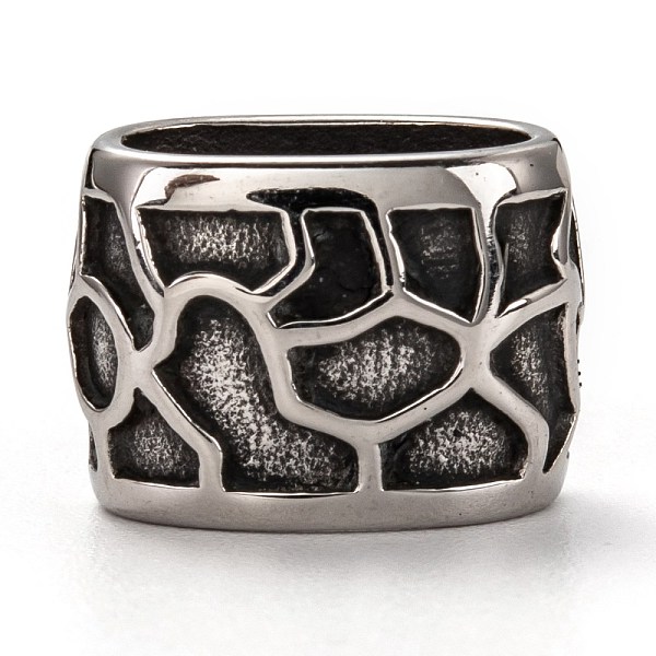 PandaHall 304 Stainless Steel Beads, Oval, Antique Silver, 16.5x11.5x10mm, Hole: 12.5x7mm 304 Stainless Steel Oval
PandaHall 304 Stainless Steel Beads, Oval, Antique Silver, 16.5x11.5x10mm, Hole: 12.5x7mm 304 Stainless Steel Oval