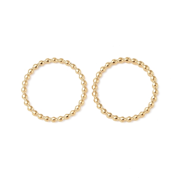 PandaHall Ion Plating(IP) 304 Stainless Steel Linking Ring, Round Bead Ring, Real 18K Gold Plated, 12.5x1mm, Inner Diameter: 10mm 304...
PandaHall Ion Plating(IP) 304 Stainless Steel Linking Ring, Round Bead Ring, Real 18K Gold Plated, 12.5x1mm, Inner Diameter: 10mm 304...