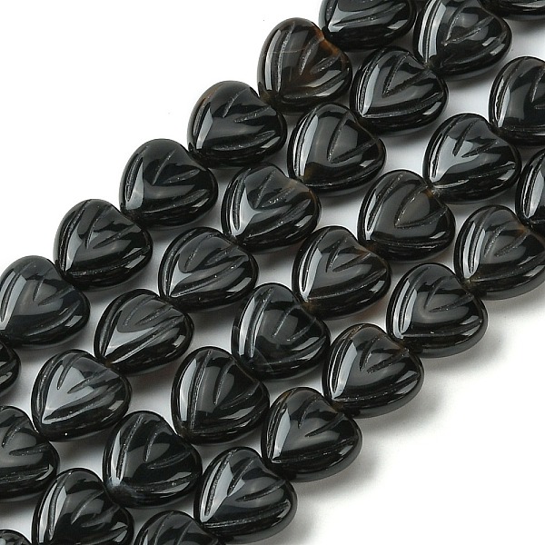 PandaHall Natural Black Onyx Beads Strands, Dyed & Heated, Heart, 11.5~12x12x5~5.5mm, Hole: 1mm, about 36pcs/strand, 15.75''(40cm) Black...
PandaHall Natural Black Onyx Beads Strands, Dyed & Heated, Heart, 11.5~12x12x5~5.5mm, Hole: 1mm, about 36pcs/strand, 15.75''(40cm) Black...