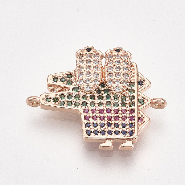 PandaHall Brass Micro Pave Cubic Zirconia Links, Crocodile/Alligator, Colorful, Rose Gold, 20x24.5x3mm, Hole: 0.8mm Brass+Cubic Zirconia...
PandaHall Brass Micro Pave Cubic Zirconia Links, Crocodile/Alligator, Colorful, Rose Gold, 20x24.5x3mm, Hole: 0.8mm Brass+Cubic Zirconia...
