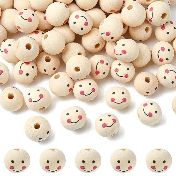 PandaHall Natural Wood Beads, Large Hole Beads, Round with Smile Face, PapayaWhip, 19~20x17.5~18mm, Hole: 4.5mm Schima Wood Round Orange
PandaHall Natural Wood Beads, Large Hole Beads, Round with Smile Face, PapayaWhip, 19~20x17.5~18mm, Hole: 4.5mm Schima Wood Round Orange
