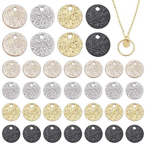 PandaHall 40Pcs 4 Colors Vacuum Plating 304 Stainless Steel Textured Pendants, Flat Round, Mixed Color, 8x1mm, Hole: 1.2mm, 10pcs/color...
PandaHall 40Pcs 4 Colors Vacuum Plating 304 Stainless Steel Textured Pendants, Flat Round, Mixed Color, 8x1mm, Hole: 1.2mm, 10pcs/color...