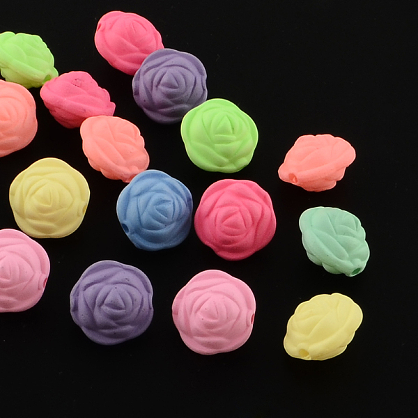 PandaHall Spray Painted Fluorescent Acrylic Beads, 3D Flower, Mixed Color, 13x13.5x10mm, Hole: 2mm Acrylic Flower Multicolor
PandaHall Spray Painted Fluorescent Acrylic Beads, 3D Flower, Mixed Color, 13x13.5x10mm, Hole: 2mm Acrylic Flower Multicolor