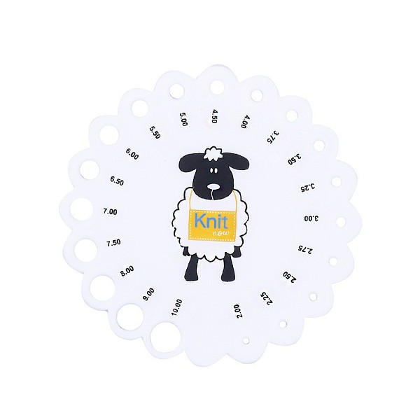 PandaHall Plastic Knitting Needle Gauge Tool Rulers, White, for Size 2~10mm, Flower Pattern, 100mm Plastic Flower White
PandaHall Plastic Knitting Needle Gauge Tool Rulers, White, for Size 2~10mm, Flower Pattern, 100mm Plastic Flower White