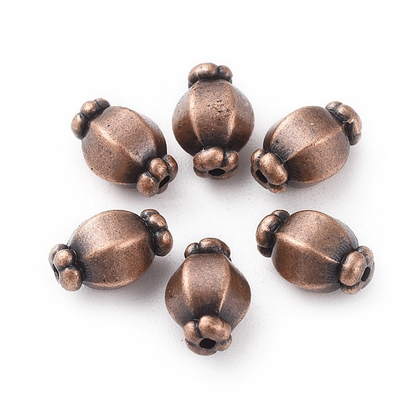 PandaHall Tibetan Style Spacer Beads, Zinc Alloy, Lead Free & Nickel Free & Cadmium Free, Lantern, Red Copper Color, 7mm in diameter, 10mm...
PandaHall Tibetan Style Spacer Beads, Zinc Alloy, Lead Free & Nickel Free & Cadmium Free, Lantern, Red Copper Color, 7mm in diameter, 10mm...