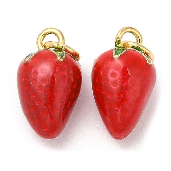 PandaHall Brass Enamel Charms, with Jump Rings, Real 18K Gold Plated, Cadmium Free & Lead Free, Long-Lasting Plated, Strawberry, Red...
PandaHall Brass Enamel Charms, with Jump Rings, Real 18K Gold Plated, Cadmium Free & Lead Free, Long-Lasting Plated, Strawberry, Red...