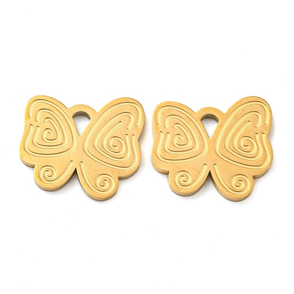 PandaHall 316 Surgical Stainless Steel Charms, Laser Cut, Butterfly Charm, Golden, 13x14.5x1mm, Hole: 1.6mm 316 Surgical Stainless Steel...
PandaHall 316 Surgical Stainless Steel Charms, Laser Cut, Butterfly Charm, Golden, 13x14.5x1mm, Hole: 1.6mm 316 Surgical Stainless Steel...