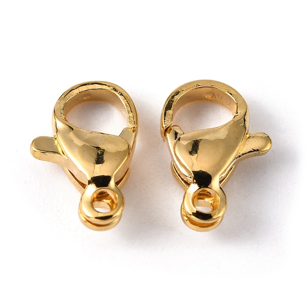 PandaHall 304 Stainless Steel Lobster Claw Clasps, Parrot Trigger Clasps, Manual Polishing, Real 24K Gold Plated, 10x6x3mm, Hole: 1mm 304...
PandaHall 304 Stainless Steel Lobster Claw Clasps, Parrot Trigger Clasps, Manual Polishing, Real 24K Gold Plated, 10x6x3mm, Hole: 1mm 304...