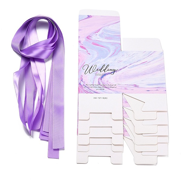 PandaHall Square Fold Paper Candy Boxes, with Ribbon & Word, for Bakery and Baby Shower Gift Packaging, Pearl Pink, Finished Product...
PandaHall Square Fold Paper Candy Boxes, with Ribbon & Word, for Bakery and Baby Shower Gift Packaging, Pearl Pink, Finished Product...