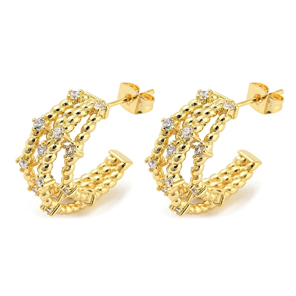 PandaHall Brass Micro Pave Cubic Zirconia Stud Earrings, Split Earrings, Half Hoop Earrings, Real 16K Gold Plated, 21x10x22mm Cubic Zirconia..., Clear
PandaHall Brass Micro Pave Cubic Zirconia Stud Earrings, Split Earrings, Half Hoop Earrings, Real 16K Gold Plated, 21x10x22mm Cubic Zirconia..., Clear