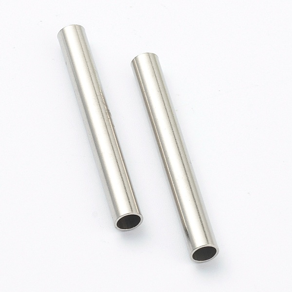 PandaHall 304 Stainless Steel Beads, Tube Beads, Stainless Steel Color, 50x5mm, Hole: 4mm 304 Stainless Steel Tube
PandaHall 304 Stainless Steel Beads, Tube Beads, Stainless Steel Color, 50x5mm, Hole: 4mm 304 Stainless Steel Tube