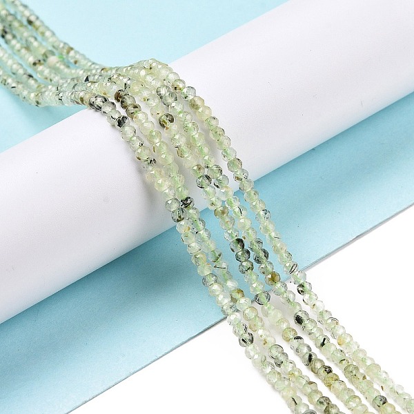 PandaHall Natural Prehnite Beads Strands, Faceted, Rondelle, 3x2mm, Hole: 0.3mm, about 188pcs/strand, 15.55 inch(39.5cm) Prehnite Rondelle
PandaHall Natural Prehnite Beads Strands, Faceted, Rondelle, 3x2mm, Hole: 0.3mm, about 188pcs/strand, 15.55 inch(39.5cm) Prehnite Rondelle