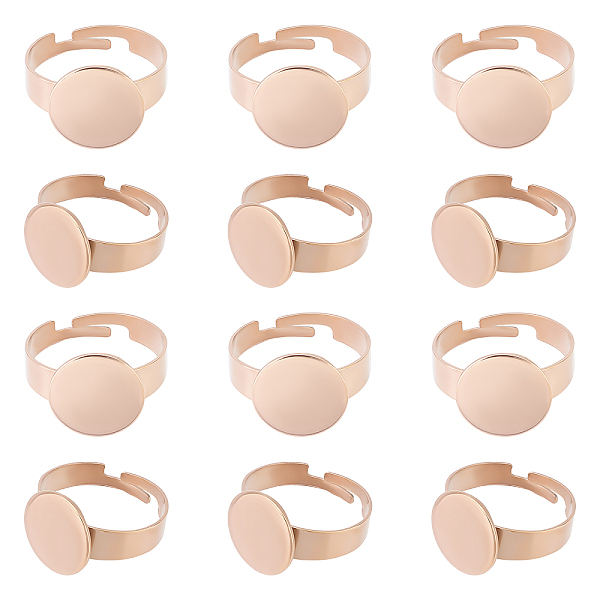 PandaHall UNICRAFTALE 12Pcs Adjustable 304 Stainless Steel Finger Rings Components Rose Gold Pad Ring Base Findings Flat Round Finger Rings...
PandaHall UNICRAFTALE 12Pcs Adjustable 304 Stainless Steel Finger Rings Components Rose Gold Pad Ring Base Findings Flat Round Finger Rings...