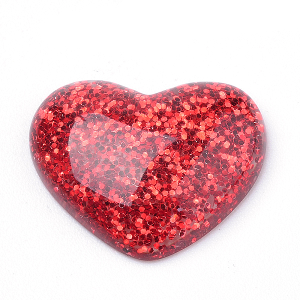 PandaHall Resin Cabochons, with Glitter Powder, Heart, Red, 14x16x5mm Resin Heart Red
PandaHall Resin Cabochons, with Glitter Powder, Heart, Red, 14x16x5mm Resin Heart Red