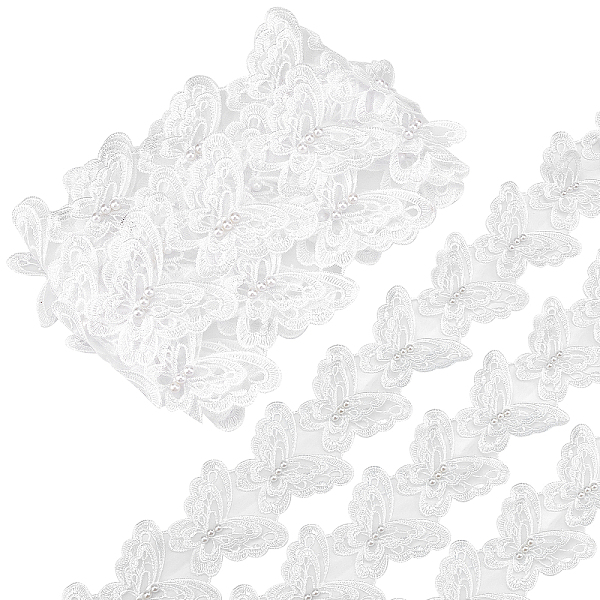 PandaHall Gorgecraft 3 Yards Lace Trim, Polyester Lace Ribbon Edge Trimmings, for Sewing and Bridal Wedding Decoration, Butterfly, White...
PandaHall Gorgecraft 3 Yards Lace Trim, Polyester Lace Ribbon Edge Trimmings, for Sewing and Bridal Wedding Decoration, Butterfly, White...