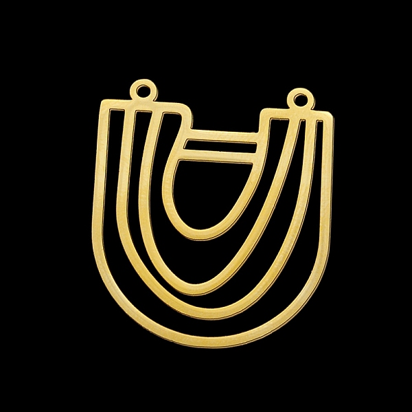 PandaHall 201 Stainless Steel Pendant Links, Laser Cut, Half Oval, Golden, 31.5x26.5x1mm, Hole: 1.6mm 201 Stainless Steel Oval
PandaHall 201 Stainless Steel Pendant Links, Laser Cut, Half Oval, Golden, 31.5x26.5x1mm, Hole: 1.6mm 201 Stainless Steel Oval