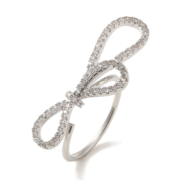 PandaHall Brass Micro Pave Cubic Zirconia Rings for Women, Long-Lasting Plated, Bowknot, Platinum, Adjustable Brass+Cubic Zirconia Bowknot..., Clear
PandaHall Brass Micro Pave Cubic Zirconia Rings for Women, Long-Lasting Plated, Bowknot, Platinum, Adjustable Brass+Cubic Zirconia Bowknot..., Clear