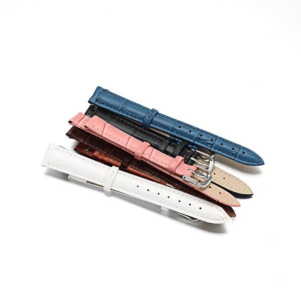 PandaHall Leather Watch Bands, with 304 Stainless Steel Clasps, Mixed Color, 82~115x14x4~4.5mm Leather Multicolor
PandaHall Leather Watch Bands, with 304 Stainless Steel Clasps, Mixed Color, 82~115x14x4~4.5mm Leather Multicolor