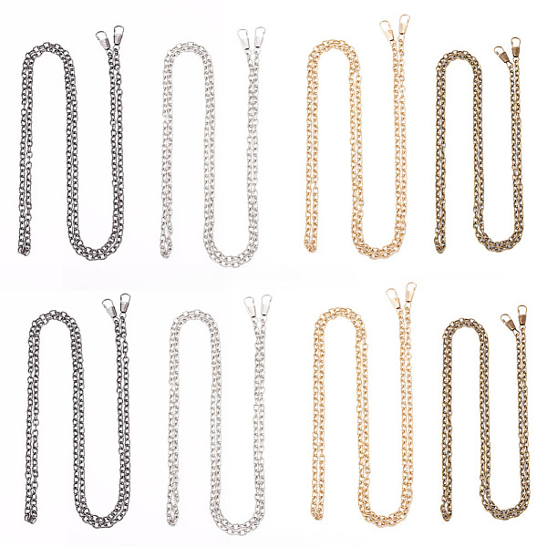 PandaHall Bag Strap Chains, Iron Cable Chains, with Clasps, Bag Accessories, Mixed Color, 120cm, Link: 7x5x1mm, Clasps: 25x9x3mm, Hole...
PandaHall Bag Strap Chains, Iron Cable Chains, with Clasps, Bag Accessories, Mixed Color, 120cm, Link: 7x5x1mm, Clasps: 25x9x3mm, Hole...