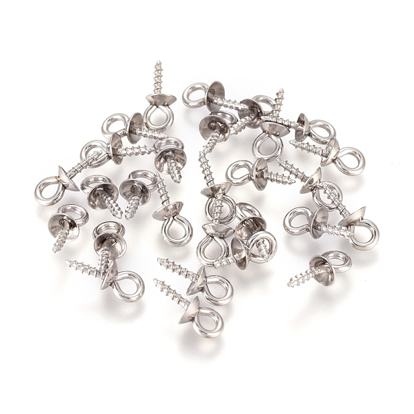 PandaHall 201 Stainless Steel Peg Bails Pendants, for Half-driled Beads, Stainless Steel Color, 10x4mm, Hole: 2mm, Pin:1.2mm 201 Stainless...
PandaHall 201 Stainless Steel Peg Bails Pendants, for Half-driled Beads, Stainless Steel Color, 10x4mm, Hole: 2mm, Pin:1.2mm 201 Stainless...