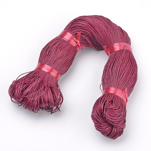 PandaHall Waxed Cotton Cord, Cerise, 1.5mm, about 360yard/bundle(330m/bundle) Waxed Cotton Cord Round Red
PandaHall Waxed Cotton Cord, Cerise, 1.5mm, about 360yard/bundle(330m/bundle) Waxed Cotton Cord Round Red
