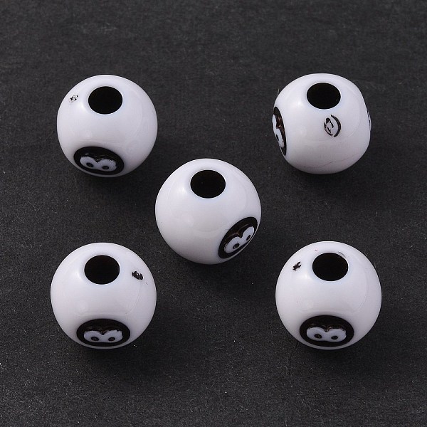 PandaHall Opaque Acrylic Beads, Round with Number 8, White, 11mm, Hole: 3.8mm, about 595pcs/500g Acrylic Number White
PandaHall Opaque Acrylic Beads, Round with Number 8, White, 11mm, Hole: 3.8mm, about 595pcs/500g Acrylic Number White