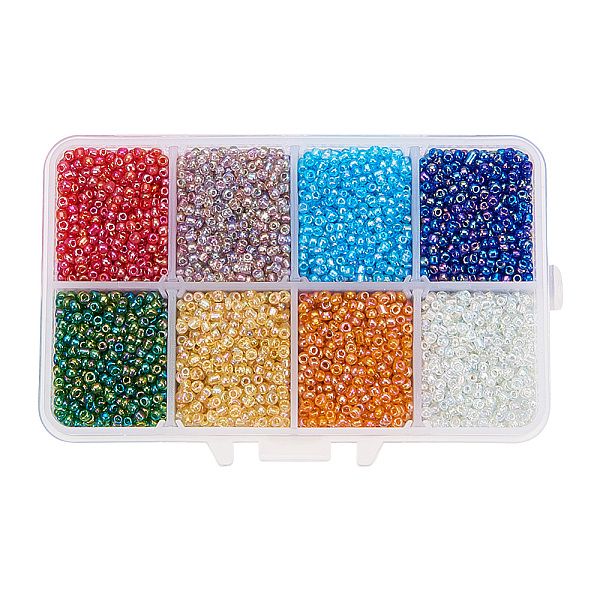 PandaHall Mixed 12/0 Round Glass Seed Beads, Mixed Color, 2mm, Hole: 1mm, about 12500pcs/box Glass Multicolor
PandaHall Mixed 12/0 Round Glass Seed Beads, Mixed Color, 2mm, Hole: 1mm, about 12500pcs/box Glass Multicolor