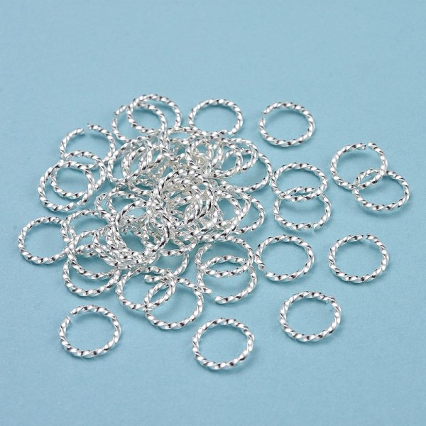 PandaHall 304 Stainless Steel Jump Rings, Open Jump Rings, Twisted, Silver, 18 Gauge, 8x1mm, Inner Diameter: 6mm 304 Stainless Steel Ring
PandaHall 304 Stainless Steel Jump Rings, Open Jump Rings, Twisted, Silver, 18 Gauge, 8x1mm, Inner Diameter: 6mm 304 Stainless Steel Ring