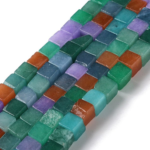 PandaHall Natural Dyed White Jade Beads Strands, Cube, Mixed Color, 6.5x6.5x6.5mm, Hole: 1.2mm, about 60pcs/strand, 15.16''(38.5cm) White..., Multicolor
PandaHall Natural Dyed White Jade Beads Strands, Cube, Mixed Color, 6.5x6.5x6.5mm, Hole: 1.2mm, about 60pcs/strand, 15.16''(38.5cm) White..., Multicolor