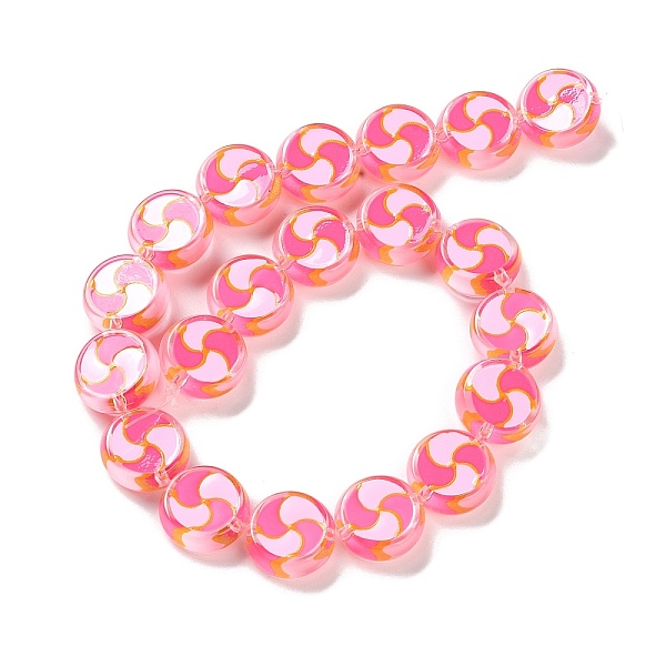 PandaHall Glass Beads Strands, with Enamel, Flat Round, Deep Pink, 17x7mm, Hole: 1.5mm, about 19pcs/strand, 12.60 inch(32cm) Glass Flat...
PandaHall Glass Beads Strands, with Enamel, Flat Round, Deep Pink, 17x7mm, Hole: 1.5mm, about 19pcs/strand, 12.60 inch(32cm) Glass Flat...