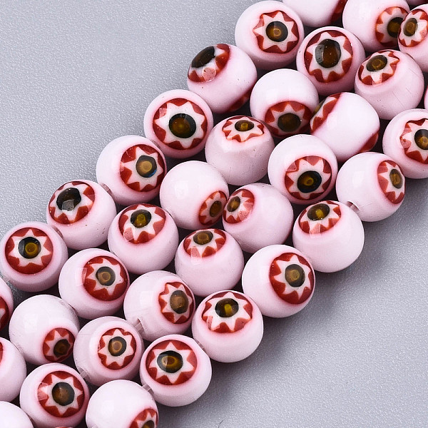 PandaHall Round Millefiori Glass Beads Strands, White, 6mm, Hole: 1mm, about 67pcs/strand, 14.7 inch Millefiori Lampwork Round White
PandaHall Round Millefiori Glass Beads Strands, White, 6mm, Hole: 1mm, about 67pcs/strand, 14.7 inch Millefiori Lampwork Round White