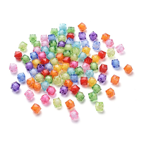 PandaHall Transparent Acrylic Beads, Bead in Bead, Faceted Cube, Mixed Color, 10x9x9mm, Hole: 2mm, about 1050pcs/500g Acrylic Cube..., Multicolor
PandaHall Transparent Acrylic Beads, Bead in Bead, Faceted Cube, Mixed Color, 10x9x9mm, Hole: 2mm, about 1050pcs/500g Acrylic Cube..., Multicolor