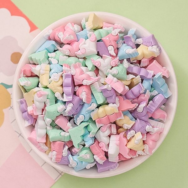 PandaHall Opaque Resin Cabochons, Rainbow Color Cartoon Cabochons, Heart, 11x17x6mm Resin Heart
PandaHall Opaque Resin Cabochons, Rainbow Color Cartoon Cabochons, Heart, 11x17x6mm Resin Heart