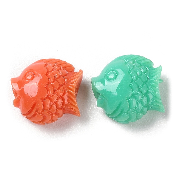 PandaHall Carved Synthetic Coral Beads, Dyed, Fish, Mixed Color, 11x12x6mm, Hole: 1mm Synthetic Coral Fish Multicolor
PandaHall Carved Synthetic Coral Beads, Dyed, Fish, Mixed Color, 11x12x6mm, Hole: 1mm Synthetic Coral Fish Multicolor