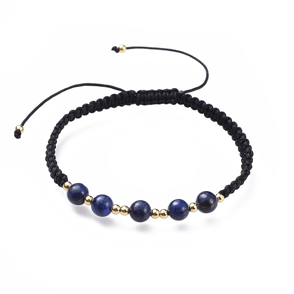 PandaHall Adjustable Natural Lapis Lazuli(Dyed) Braided Bead Bracelets, Nylon Cord Square Knot Bracelet, with Brass Findings, Golden, 2 inch...
PandaHall Adjustable Natural Lapis Lazuli(Dyed) Braided Bead Bracelets, Nylon Cord Square Knot Bracelet, with Brass Findings, Golden, 2 inch...