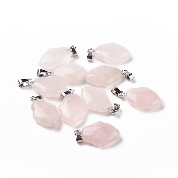 PandaHall Natural Rose Quartz Pendants, Hamsa Hand Charms, with Platinum Plated Alloy Snap on Bails, 24~24.5x15x7mm, Hole: 5.5x3mm Rose...
PandaHall Natural Rose Quartz Pendants, Hamsa Hand Charms, with Platinum Plated Alloy Snap on Bails, 24~24.5x15x7mm, Hole: 5.5x3mm Rose...