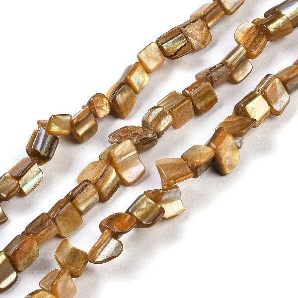 PandaHall Dyed Natural Freshwater Shell Beads Strands, Nuggets, Peru, 7.5~9x9.5~15x5~9mm, Hole: 0.9mm, about 42~50pcs/strand..., Brown
PandaHall Dyed Natural Freshwater Shell Beads Strands, Nuggets, Peru, 7.5~9x9.5~15x5~9mm, Hole: 0.9mm, about 42~50pcs/strand..., Brown