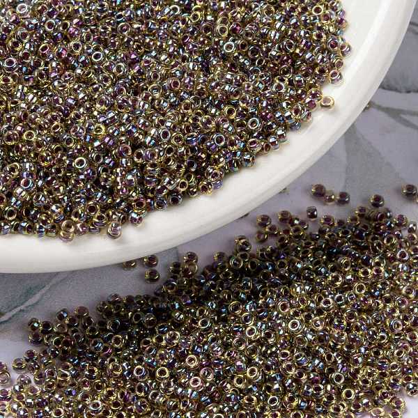 PandaHall MIYUKI Round Rocailles Beads, Japanese Seed Beads, (RR342) Berry Lined Light Topaz AB, 15/0, 1.5mm, Hole: 0.7mm, about..., Brown
PandaHall MIYUKI Round Rocailles Beads, Japanese Seed Beads, (RR342) Berry Lined Light Topaz AB, 15/0, 1.5mm, Hole: 0.7mm, about..., Brown