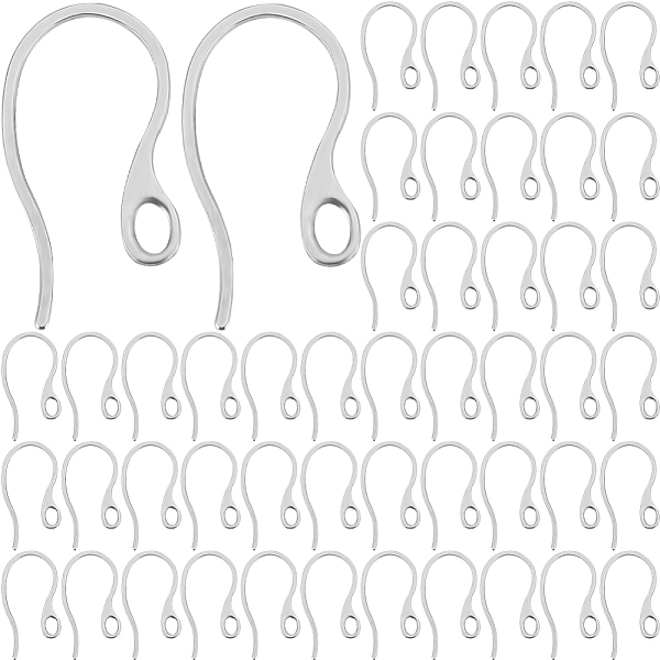 PandaHall Beebeecraft 120Pcs 304 Stainless Steel Earring Hooks, Ear Wire with Horizontal Loops, Stainless Steel Color, 22x12x1mm, Hole...
PandaHall Beebeecraft 120Pcs 304 Stainless Steel Earring Hooks, Ear Wire with Horizontal Loops, Stainless Steel Color, 22x12x1mm, Hole...