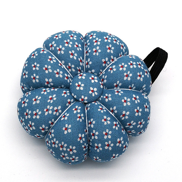 PandaHall Flower Pattern Wrist Strap Pin Cushions, Pumpkin Shape Sewing Pin Cushions, for Cross Stitch Sewing Accessories, Steel Blue, 90mm...
PandaHall Flower Pattern Wrist Strap Pin Cushions, Pumpkin Shape Sewing Pin Cushions, for Cross Stitch Sewing Accessories, Steel Blue, 90mm...