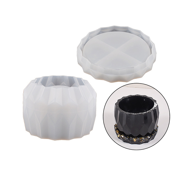 PandaHall DIY Silicone Flower Pot Molds, Resin Casting Molds, for UV Resin, Epoxy Resin Craft Making, White, 7.9x1.4~5.1cm Silicone Round...
PandaHall DIY Silicone Flower Pot Molds, Resin Casting Molds, for UV Resin, Epoxy Resin Craft Making, White, 7.9x1.4~5.1cm Silicone Round...
