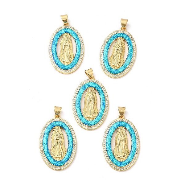 PandaHall Rack Plating Brass Micro Pave Cubic Zirconia with Synthetic Opal Pendants, with Jump Ring, Lead Free & Cadmium Free, Long-Lasting..., Cyan
PandaHall Rack Plating Brass Micro Pave Cubic Zirconia with Synthetic Opal Pendants, with Jump Ring, Lead Free & Cadmium Free, Long-Lasting..., Cyan