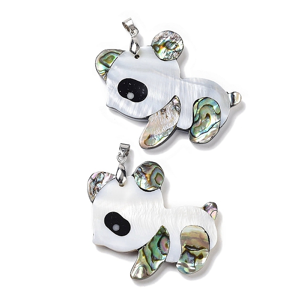 PandaHall Natural Paua Shell & Black Lip Shell & White Shell Pendants, Panda Charms with Stainless Steel Color Tone Stainless Steel Snap on...
PandaHall Natural Paua Shell & Black Lip Shell & White Shell Pendants, Panda Charms with Stainless Steel Color Tone Stainless Steel Snap on...