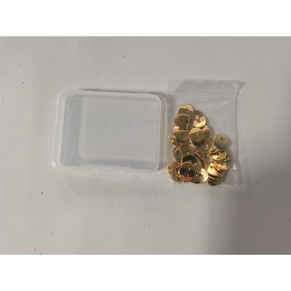 PandaHall Unicraftale 30pcs 304 Stainless Steel Button, Oval, Golden, 13.5x10.5x1.5mm, Hole: 2mm 304 Stainless Steel Oval
PandaHall Unicraftale 30pcs 304 Stainless Steel Button, Oval, Golden, 13.5x10.5x1.5mm, Hole: 2mm 304 Stainless Steel Oval