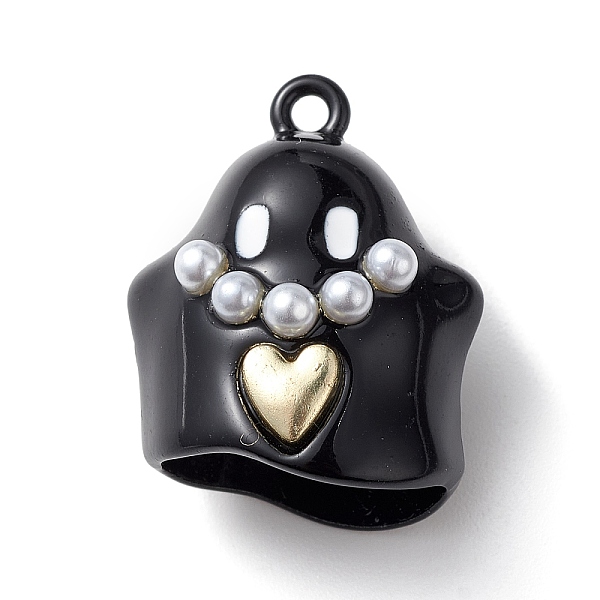 PandaHall Halloween Spray Painted Alloy Pendants, with Plastic Pearls, Ghost Charm, Black, 24x20x16mm, Hole: 2mm Alloy+Plastic Ghost Black
PandaHall Halloween Spray Painted Alloy Pendants, with Plastic Pearls, Ghost Charm, Black, 24x20x16mm, Hole: 2mm Alloy+Plastic Ghost Black