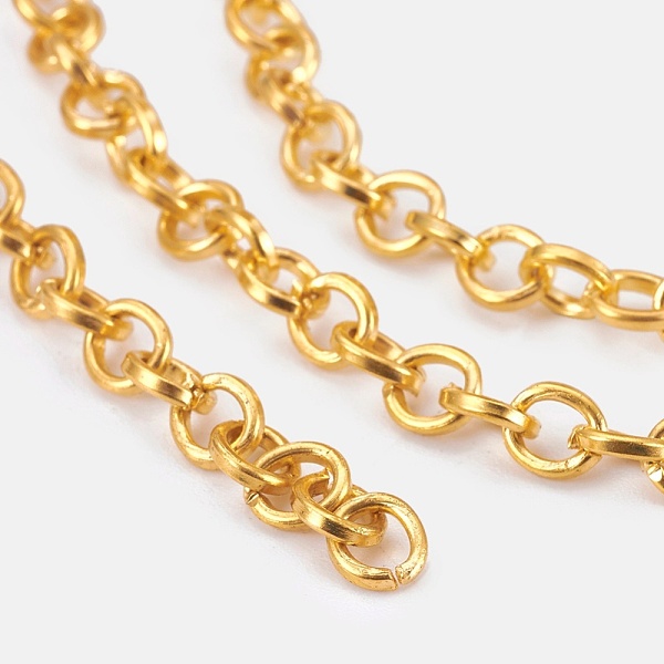 PandaHall Iron Cable Chains, Unwelded, with Spool, Lead Free, Golden, 5x4x1mm, about 164.04 Feet(50m)/roll Iron
PandaHall Iron Cable Chains, Unwelded, with Spool, Lead Free, Golden, 5x4x1mm, about 164.04 Feet(50m)/roll Iron