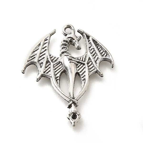PandaHall Tibetan Style Alloy Pendants, Pendant Rhinestone Settings, Cadmium Free & Lead Free, Dragon, Antique Silver, 31x26.5x3mm, Hole...
PandaHall Tibetan Style Alloy Pendants, Pendant Rhinestone Settings, Cadmium Free & Lead Free, Dragon, Antique Silver, 31x26.5x3mm, Hole...