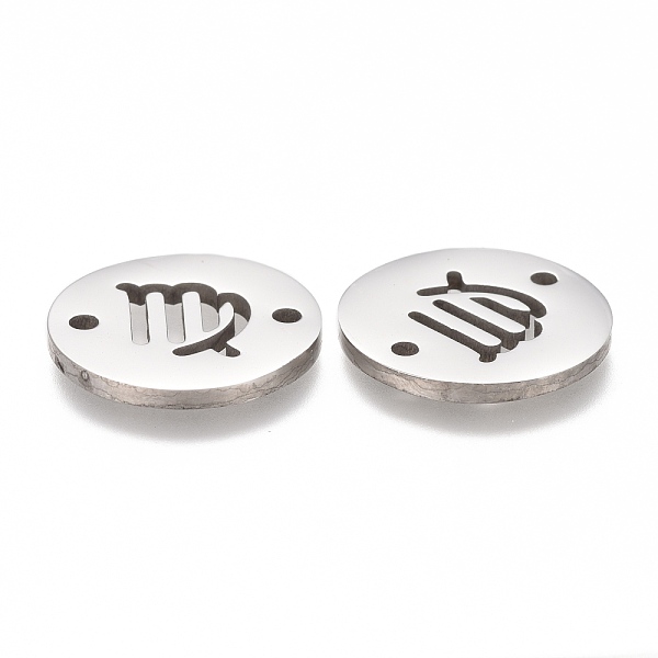 PandaHall Polishing 201 Stainless Steel Links Connectors, Virgo, Stainless Steel Color, 16x1.2mm, Hole: 1.5mm 201 Stainless Steel Round
PandaHall Polishing 201 Stainless Steel Links Connectors, Virgo, Stainless Steel Color, 16x1.2mm, Hole: 1.5mm 201 Stainless Steel Round