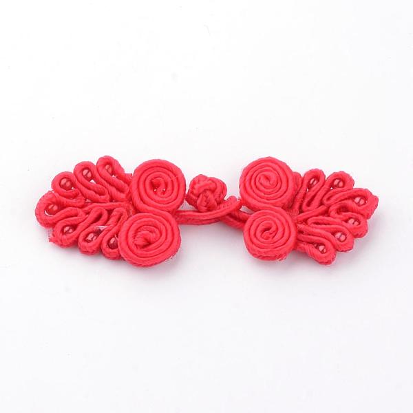 PandaHall Handmade Chinese Frogs Knots Buttons Sets, Polyester Button, Flower, Red, 64~72x21~24x4~5mm Polyester Flower Red
PandaHall Handmade Chinese Frogs Knots Buttons Sets, Polyester Button, Flower, Red, 64~72x21~24x4~5mm Polyester Flower Red